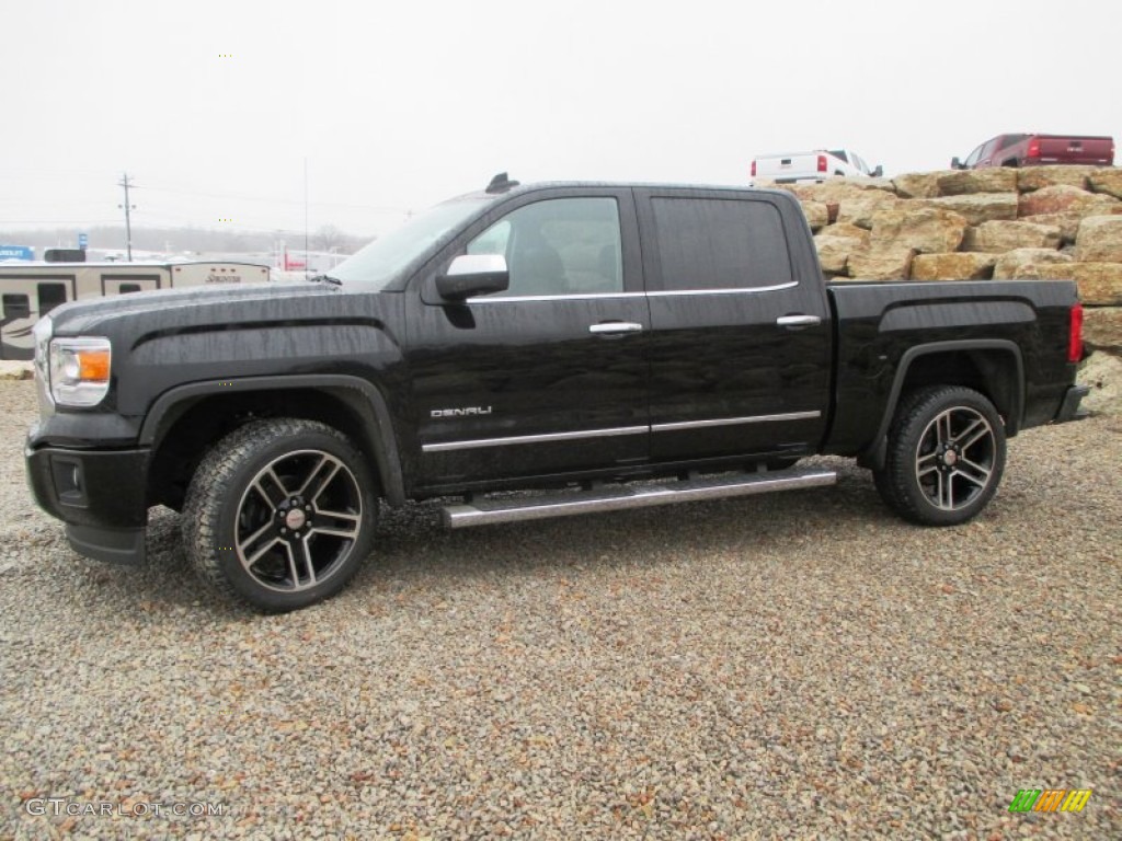 2015 Sierra 1500 Denali Crew Cab 4x4 - Onyx Black / Jet Black photo #3