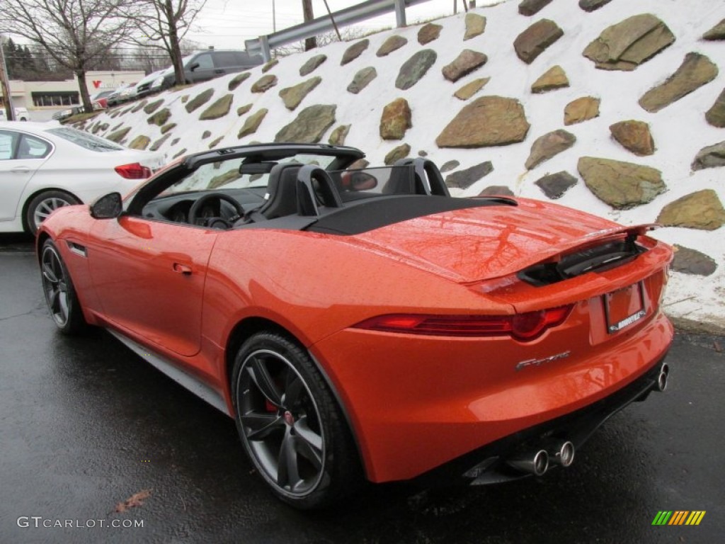 Firesand Metallic 2015 Jaguar F-TYPE V8 S Convertible Exterior Photo #100165989