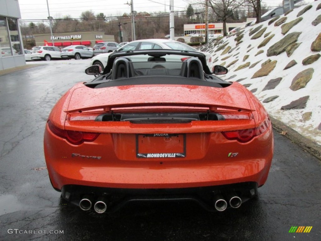 2015 F-TYPE V8 S Convertible - Firesand Metallic / Jet photo #5