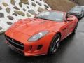 Firesand Metallic 2015 Jaguar F-TYPE V8 S Convertible Exterior