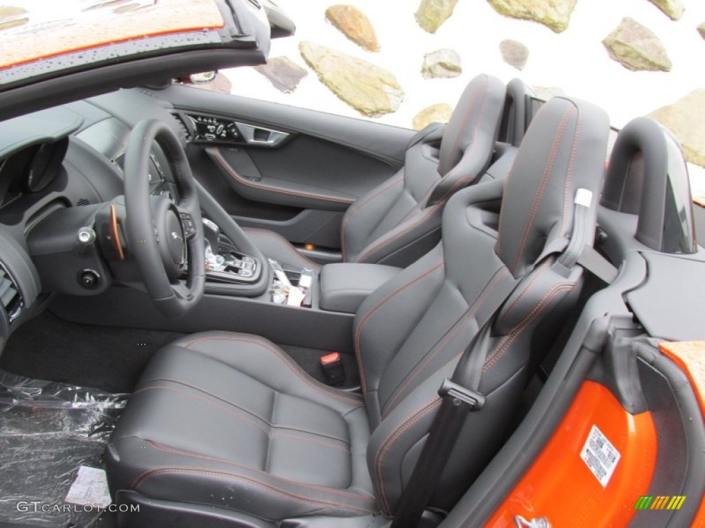 2015 Jaguar F-TYPE V8 S Convertible Front Seat Photo #100166217