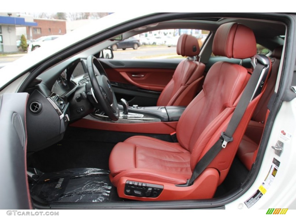 2012 BMW 6 Series 650i xDrive Coupe Front Seat Photo #100166568