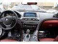 Vermillion Red Nappa Leather Dashboard Photo for 2012 BMW 6 Series #100166643