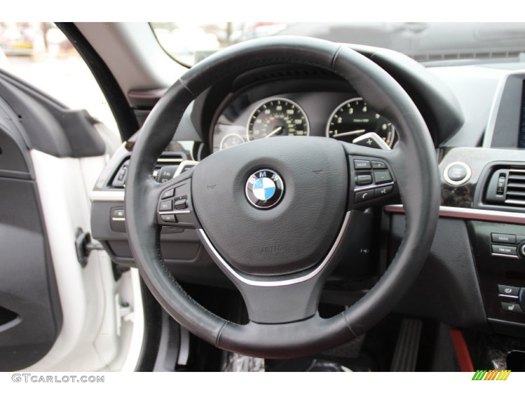 2012 BMW 6 Series 650i xDrive Coupe Steering Wheel Photos
