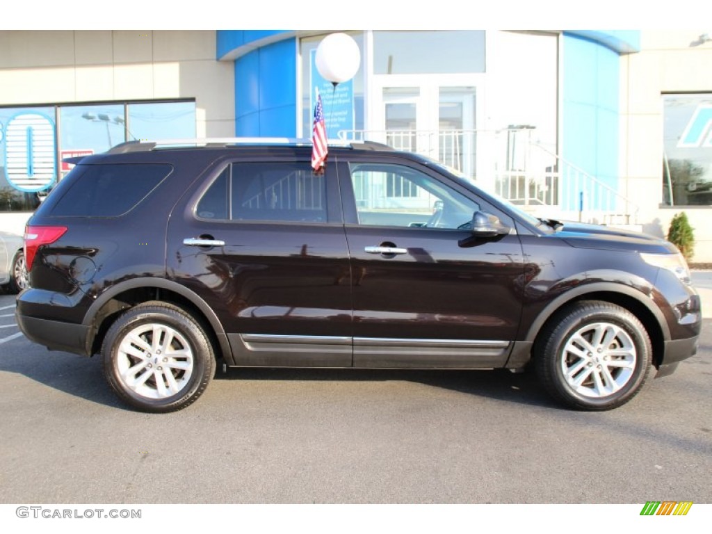 2013 Explorer XLT 4WD - Kodiak Brown Metallic / Charcoal Black photo #4