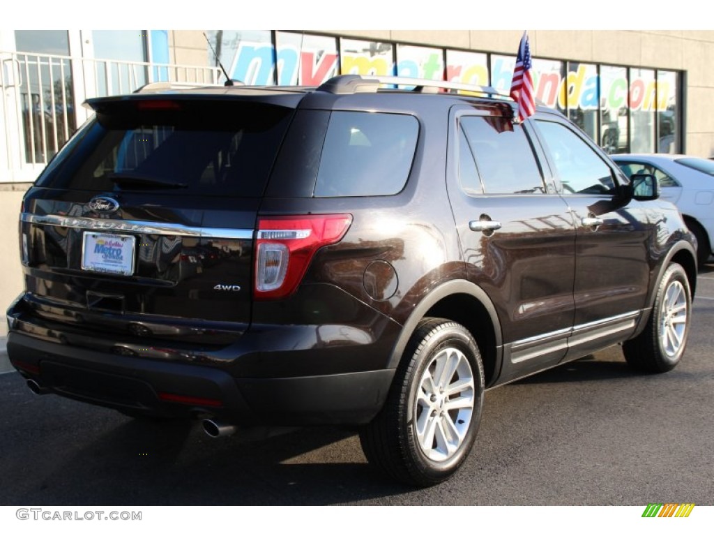 2013 Explorer XLT 4WD - Kodiak Brown Metallic / Charcoal Black photo #5