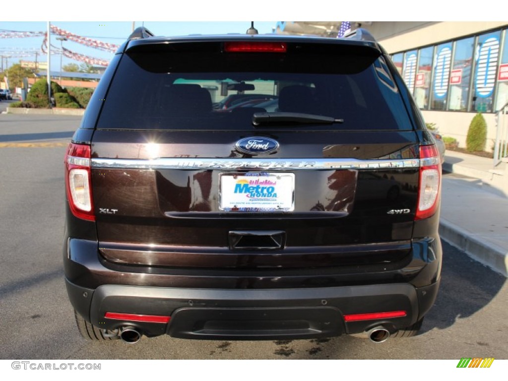 2013 Explorer XLT 4WD - Kodiak Brown Metallic / Charcoal Black photo #6