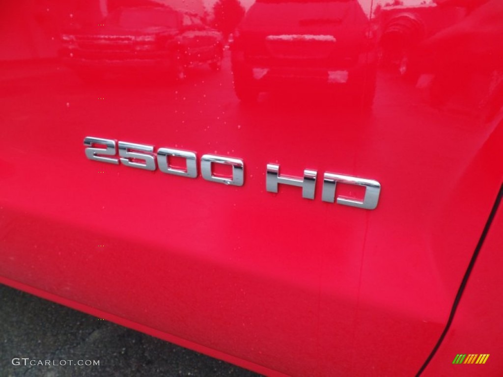2015 Silverado 2500HD WT Double Cab 4x4 - Victory Red / Jet Black/Dark Ash photo #12