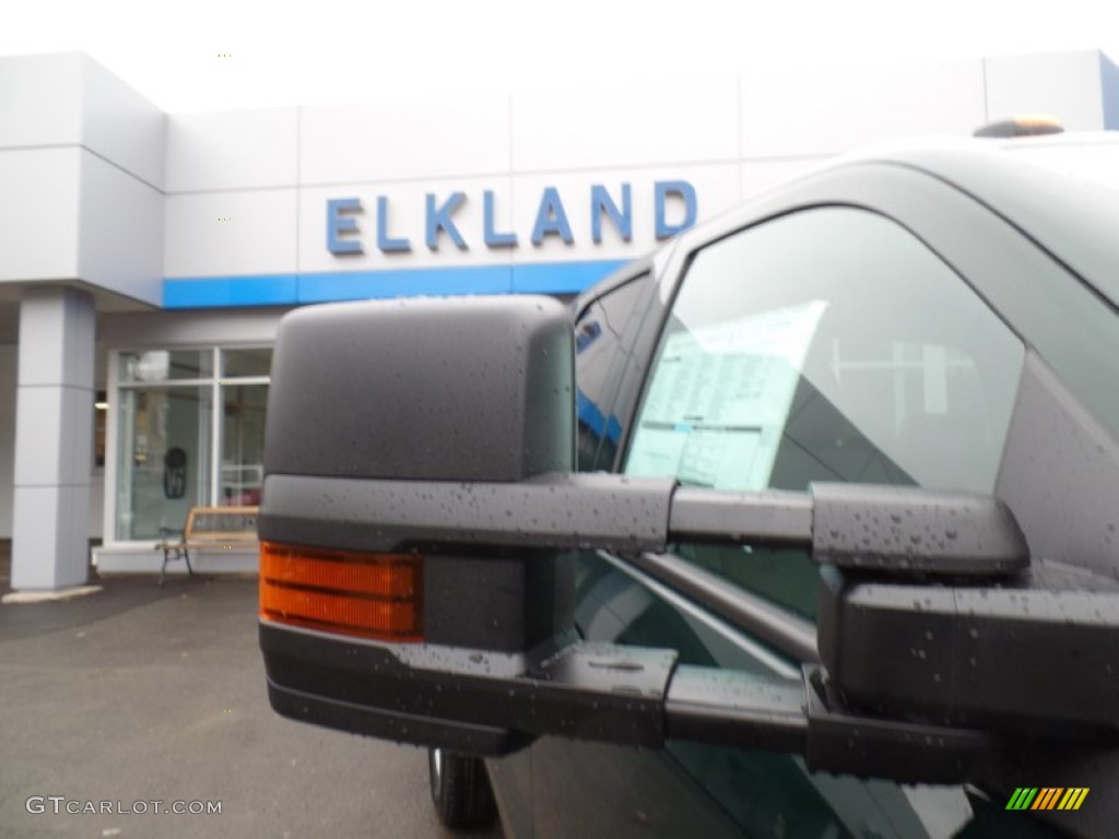 2015 Silverado 2500HD WT Double Cab 4x4 - Rainforest Green Metallic / Jet Black/Dark Ash photo #13