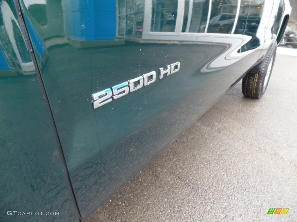 2015 Silverado 2500HD WT Double Cab 4x4 - Rainforest Green Metallic / Jet Black/Dark Ash photo #15
