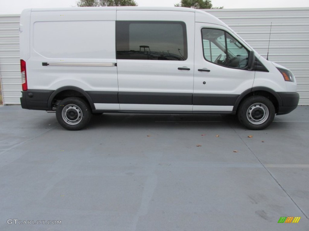 Oxford White 2015 Ford Transit Van 250 MR Long Exterior Photo #100169271