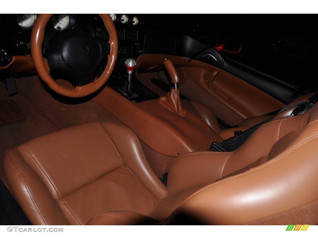 2001 Viper GTS - Viper Red / Cognac photo #7