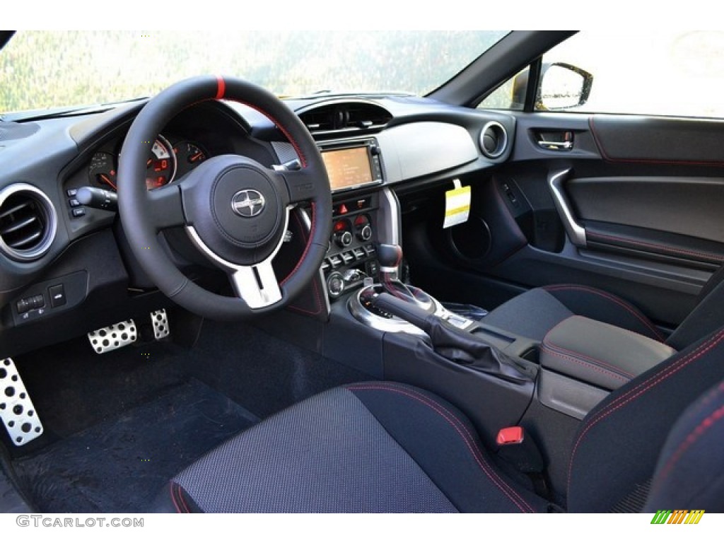 Black/Red Accents Interior 2015 Scion FR-S Release Series 1.0 Photo #100170222