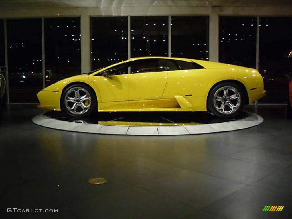 2002 Murcielago Coupe - Yellow / Black photo #1