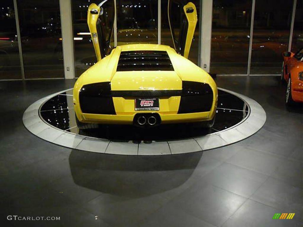 2002 Murcielago Coupe - Yellow / Black photo #4