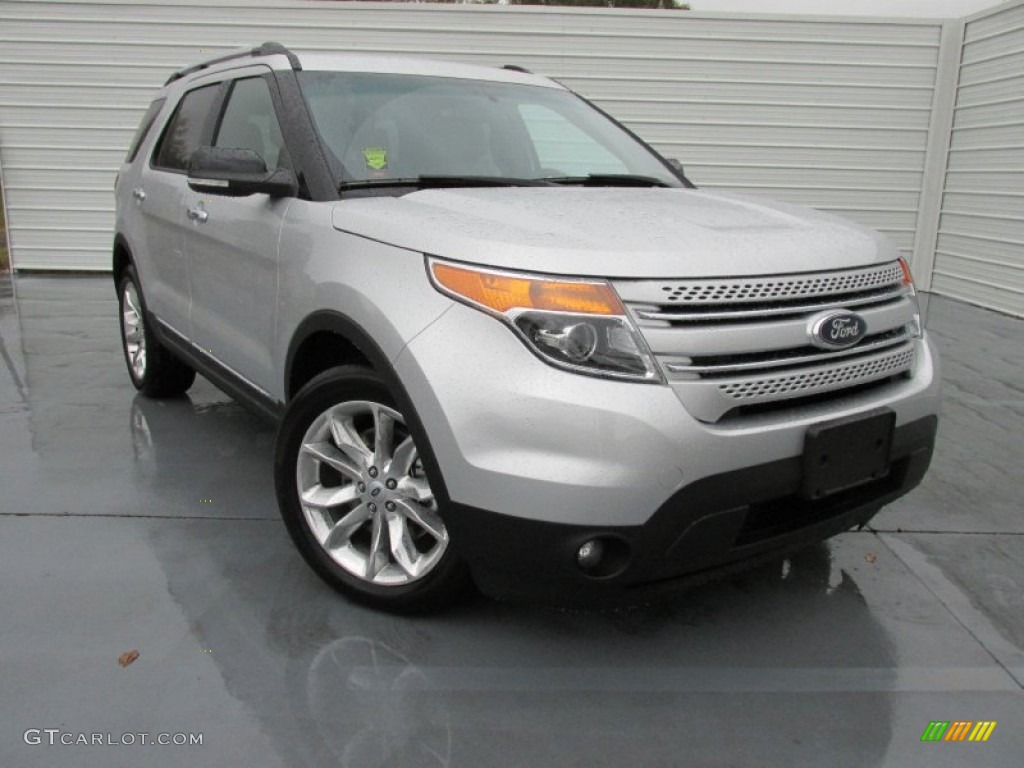 2015 Explorer XLT - Ingot Silver / Medium Light Stone photo #1
