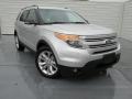 2015 Ingot Silver Ford Explorer XLT  photo #2