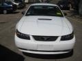 2002 Oxford White Ford Mustang V6 Coupe  photo #16