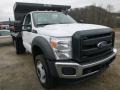 Oxford White - F550 Super Duty XL Regular Cab 4x4 Dump Truck Photo No. 8