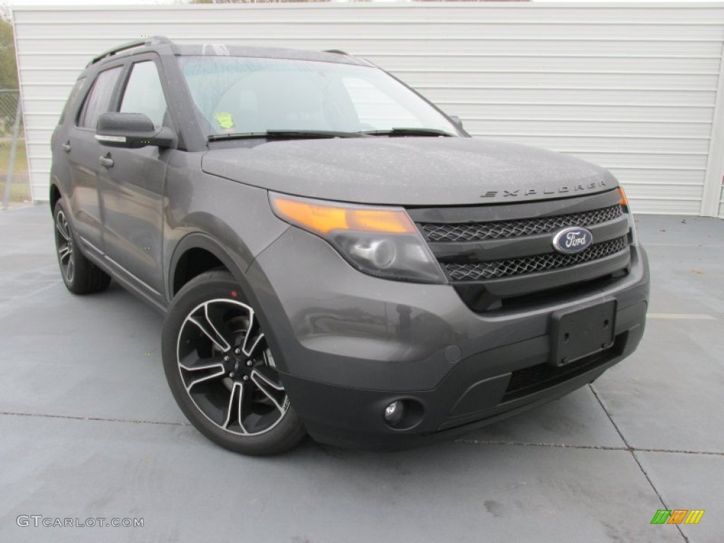 2015 Explorer Sport 4WD - Magnetic / Sport Charcoal Black photo #2