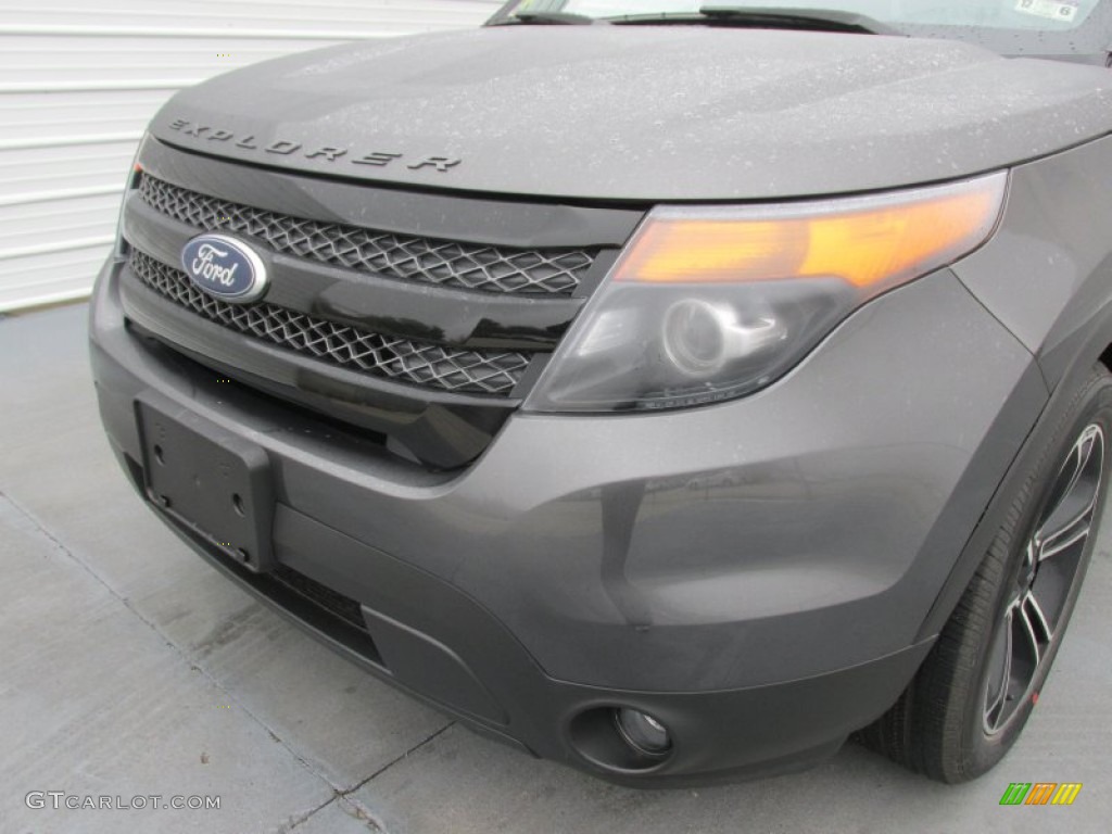 2015 Explorer Sport 4WD - Magnetic / Sport Charcoal Black photo #10