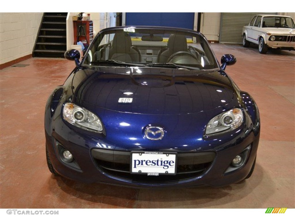 2012 MX-5 Miata Sport Roadster - Stormy Blue Mica / Black photo #3