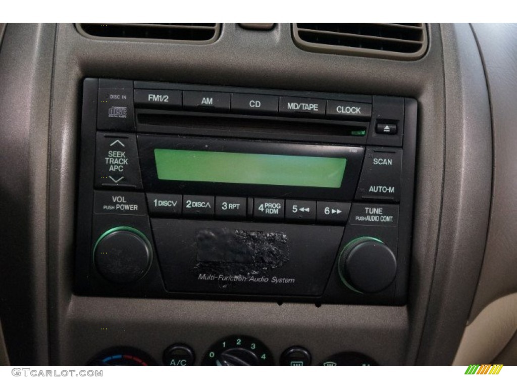 2002 Protege DX - Seabreeze Green Mica / Beige photo #28