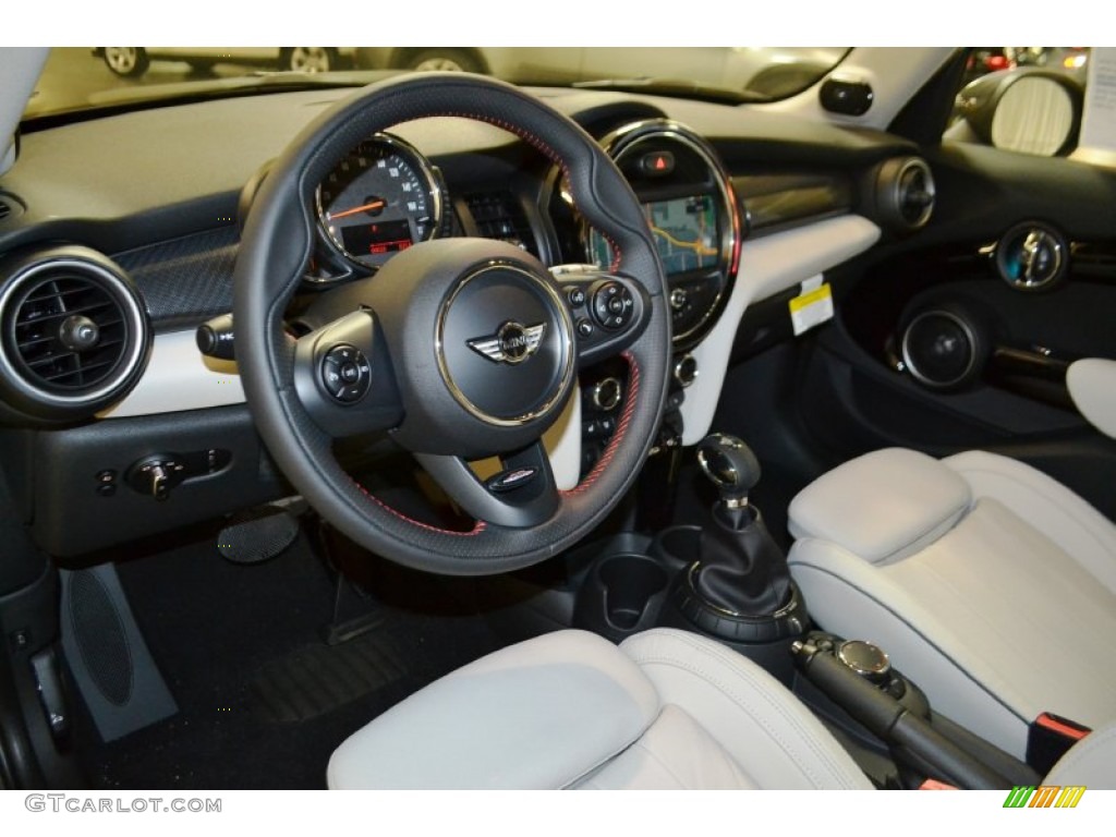 Lounge Satellite Gray Interior 2015 Mini Cooper S Hardtop 4 Door Photo #100176006