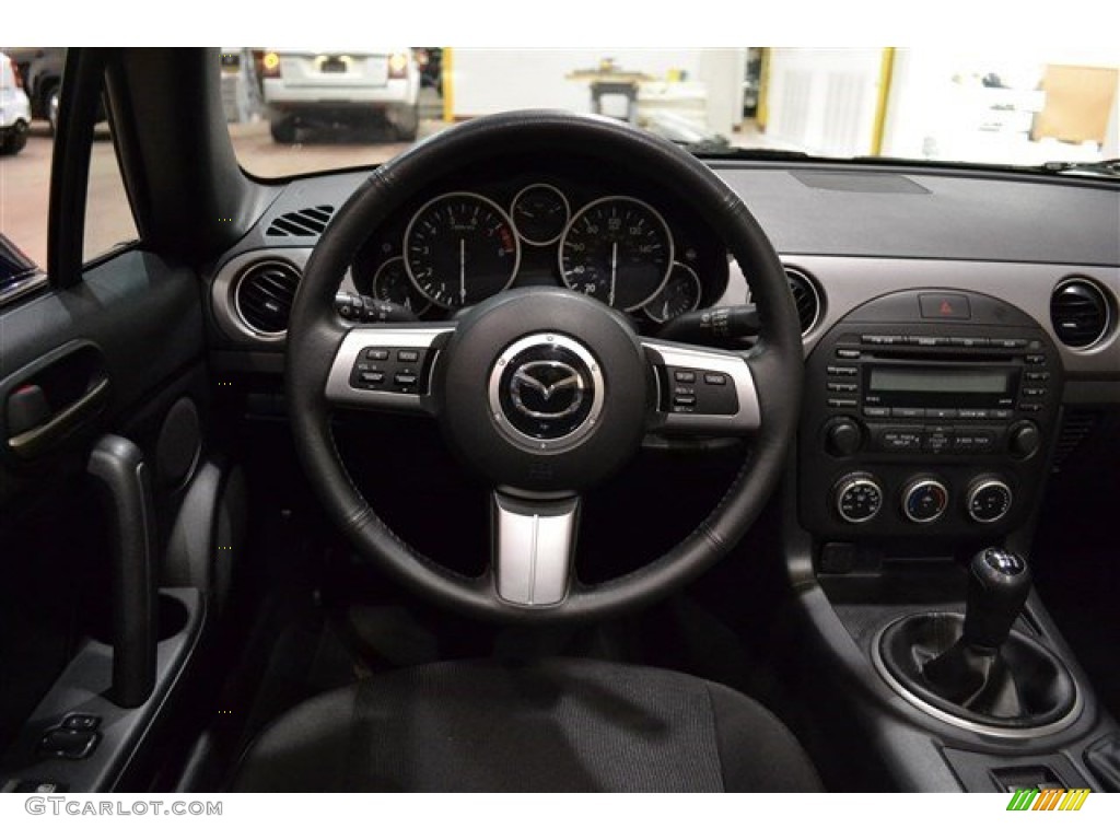 2012 MX-5 Miata Sport Roadster - Stormy Blue Mica / Black photo #23