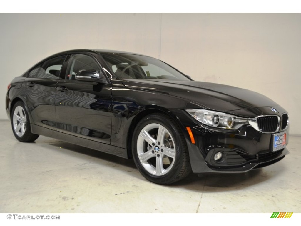 2015 4 Series 428i Gran Coupe - Jet Black / Black photo #2