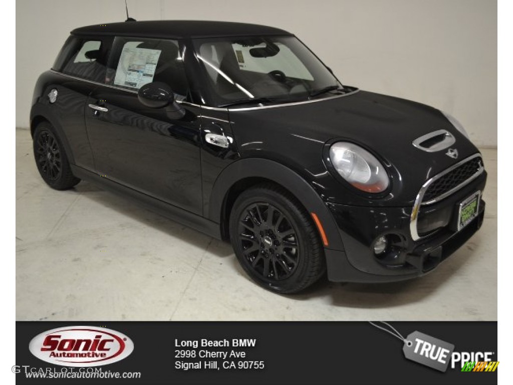 2015 Cooper S Hardtop 2 Door - Midnight Black Metallic / Carbon Black photo #1