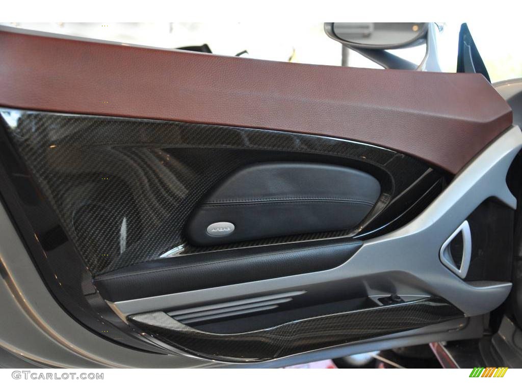 2005 Porsche Carrera GT Standard Carrera GT Model Ascot Brown Door Panel Photo #10017857