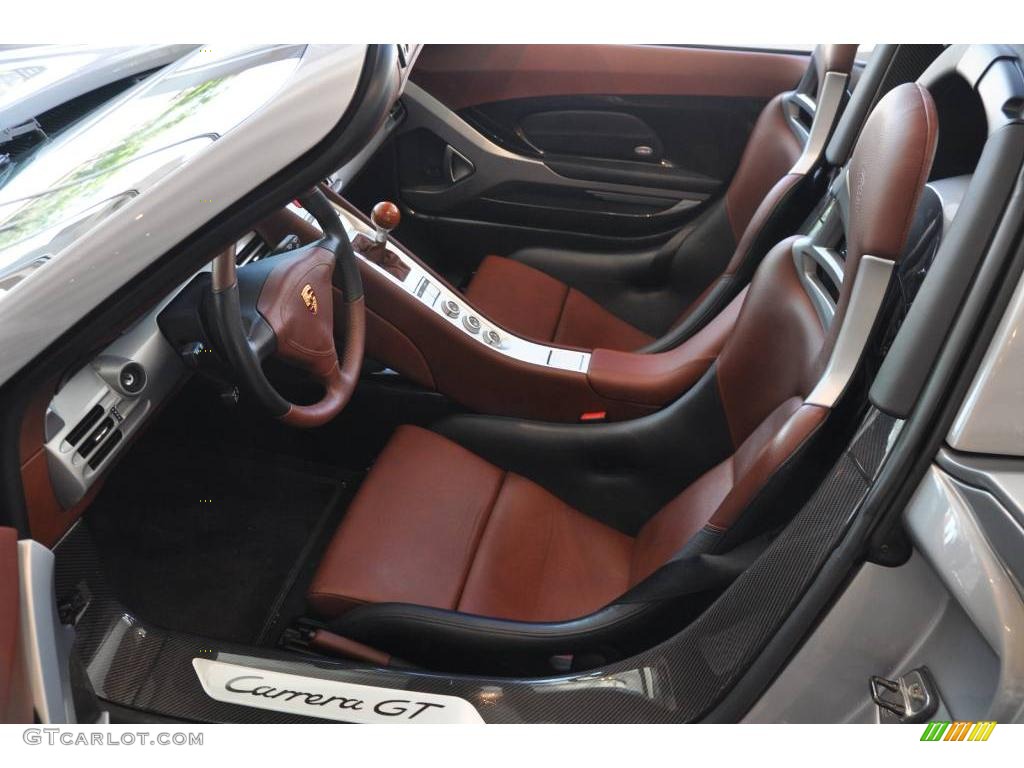 Ascot Brown Interior 2005 Porsche Carrera GT Standard Carrera GT Model Photo #10017922