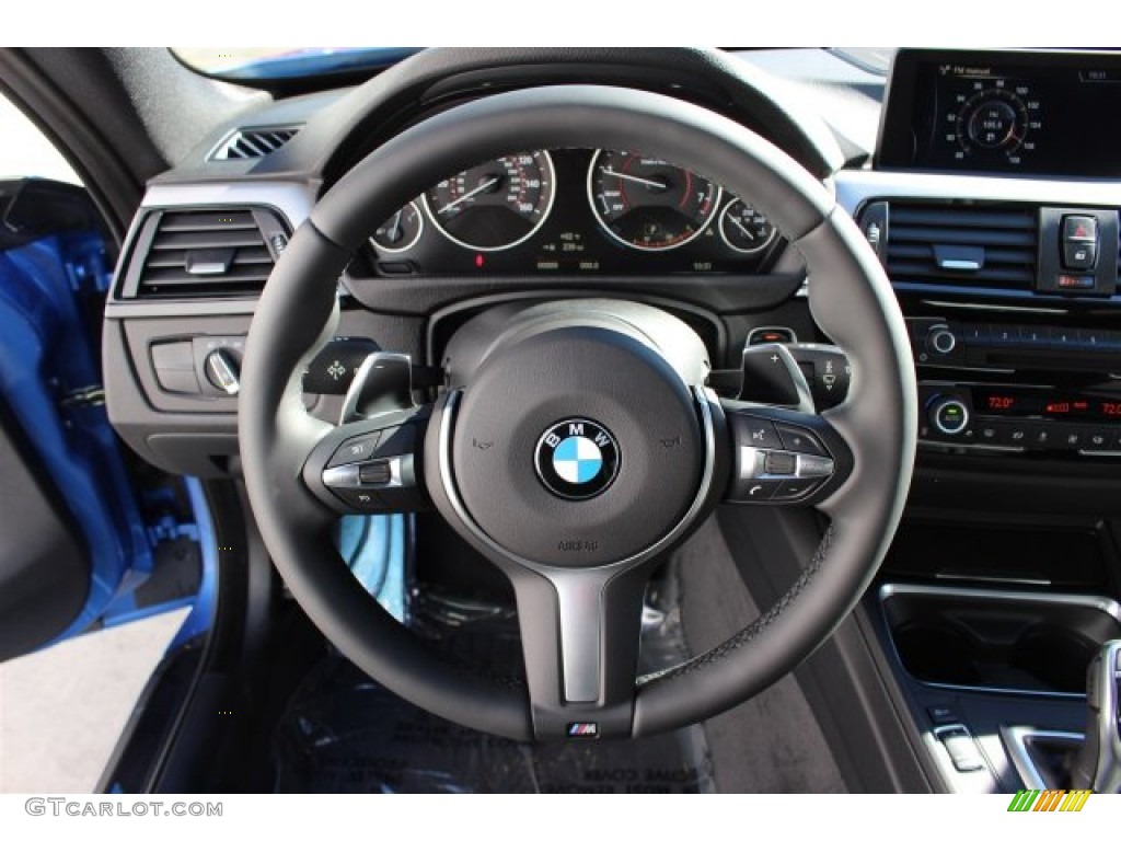 2015 4 Series 435i Coupe - Estoril Blue Metallic / Black photo #9