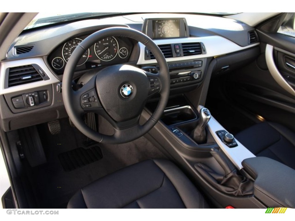 2015 3 Series 320i Sedan - Alpine White / Black photo #7