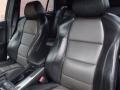 2007 Acura TL Ebony/Silver Interior Front Seat Photo