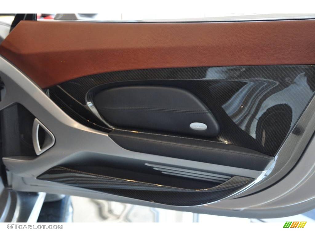 2005 Porsche Carrera GT Standard Carrera GT Model Ascot Brown Door Panel Photo #10018147