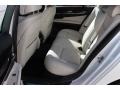 2015 BMW 7 Series Ivory White/Black Interior Rear Seat Photo