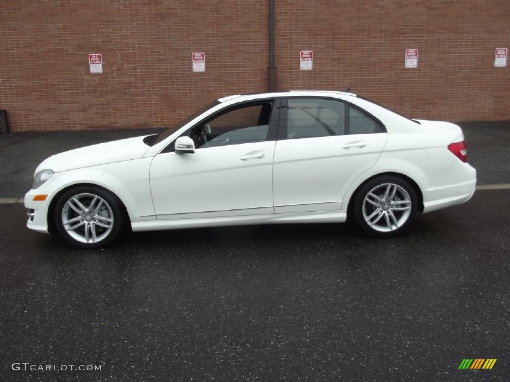 Arctic White 2012 Mercedes-Benz C 300 Sport 4Matic Exterior Photo #100181760