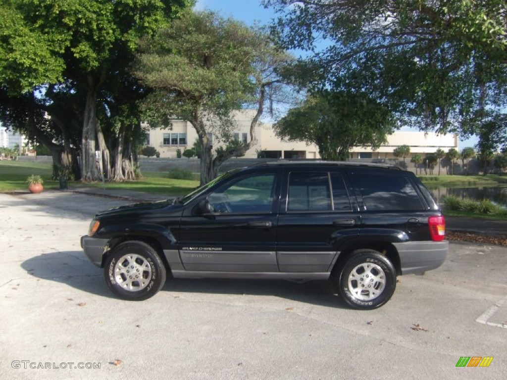 Black 2001 Jeep Grand Cherokee Laredo Exterior Photo #100185957