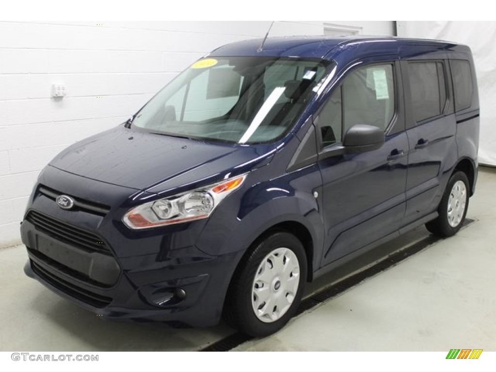 Dark Blue 2014 Ford Transit Connect XLT Wagon Exterior Photo #100187256