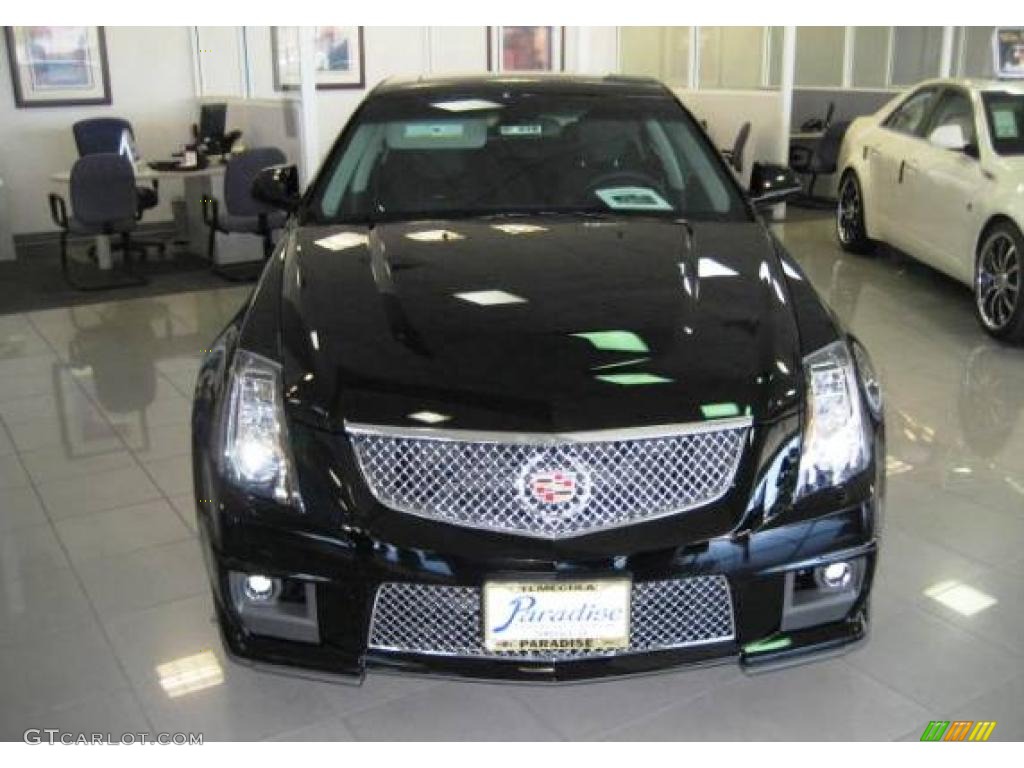 2009 CTS -V Sedan - Black Raven / Ebony photo #7