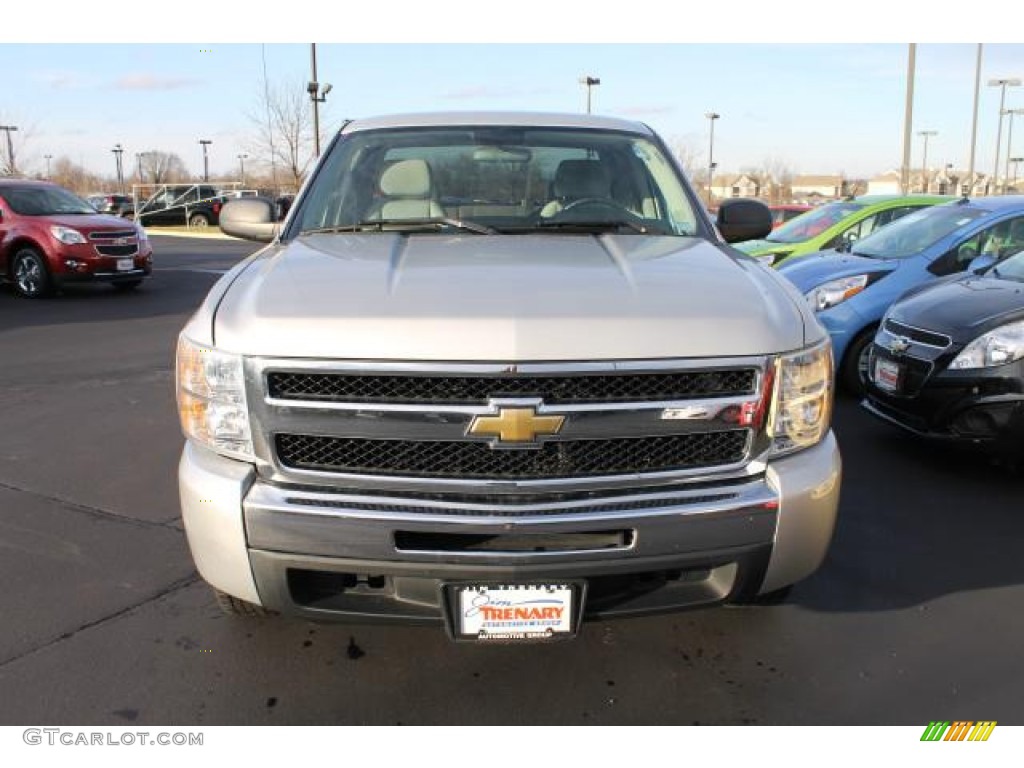 2011 Silverado 1500 LT Extended Cab - Sheer Silver Metallic / Light Titanium/Ebony photo #8