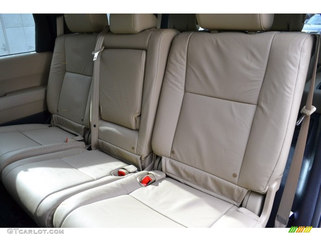 Sand Beige Interior 2015 Toyota Sequoia Limited 4x4 Photo #100192385