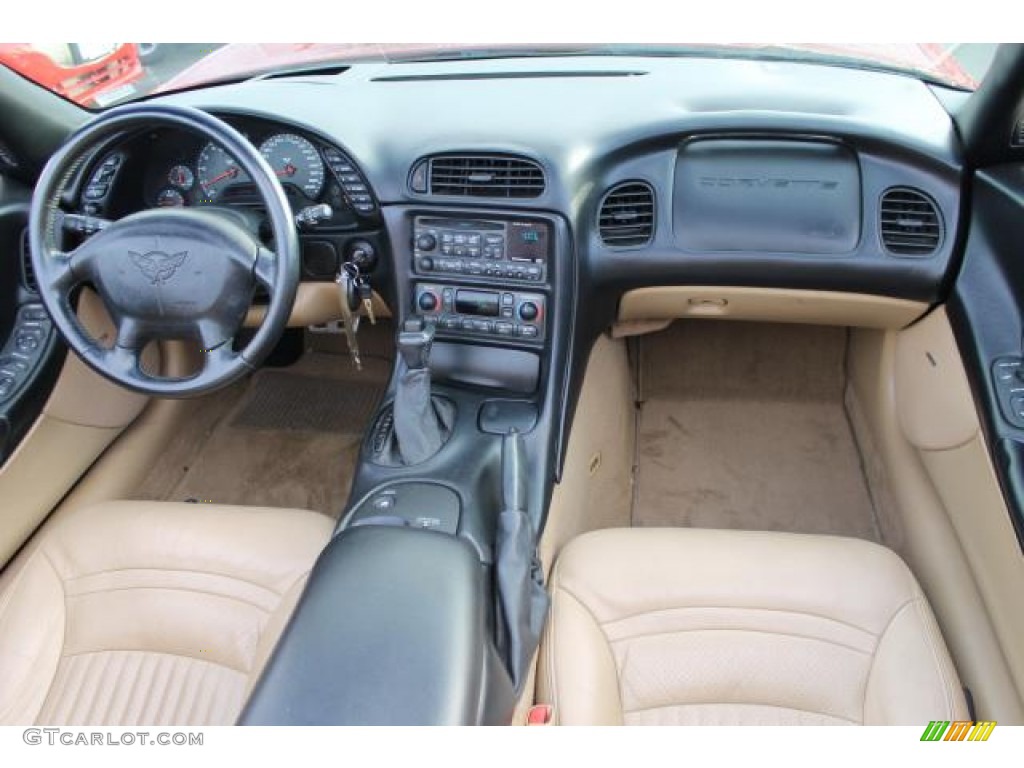 2001 Chevrolet Corvette Convertible Light Oak Dashboard Photo #100192538