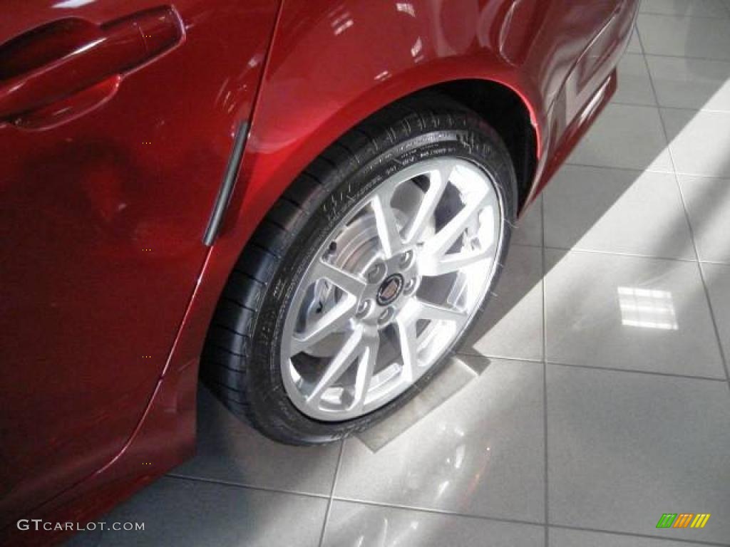 2009 CTS -V Sedan - Crystal Red / Ebony photo #6