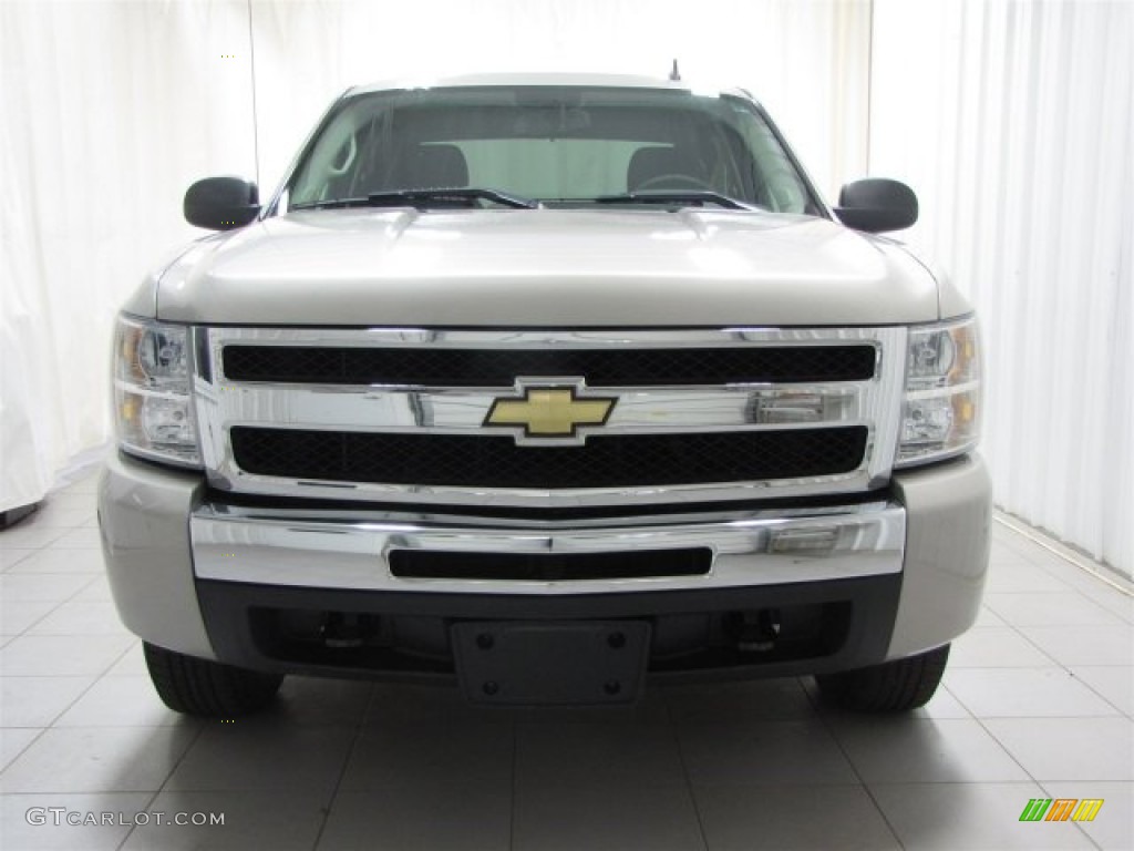2009 Silverado 1500 LS Crew Cab 4x4 - Silver Birch Metallic / Dark Titanium photo #2