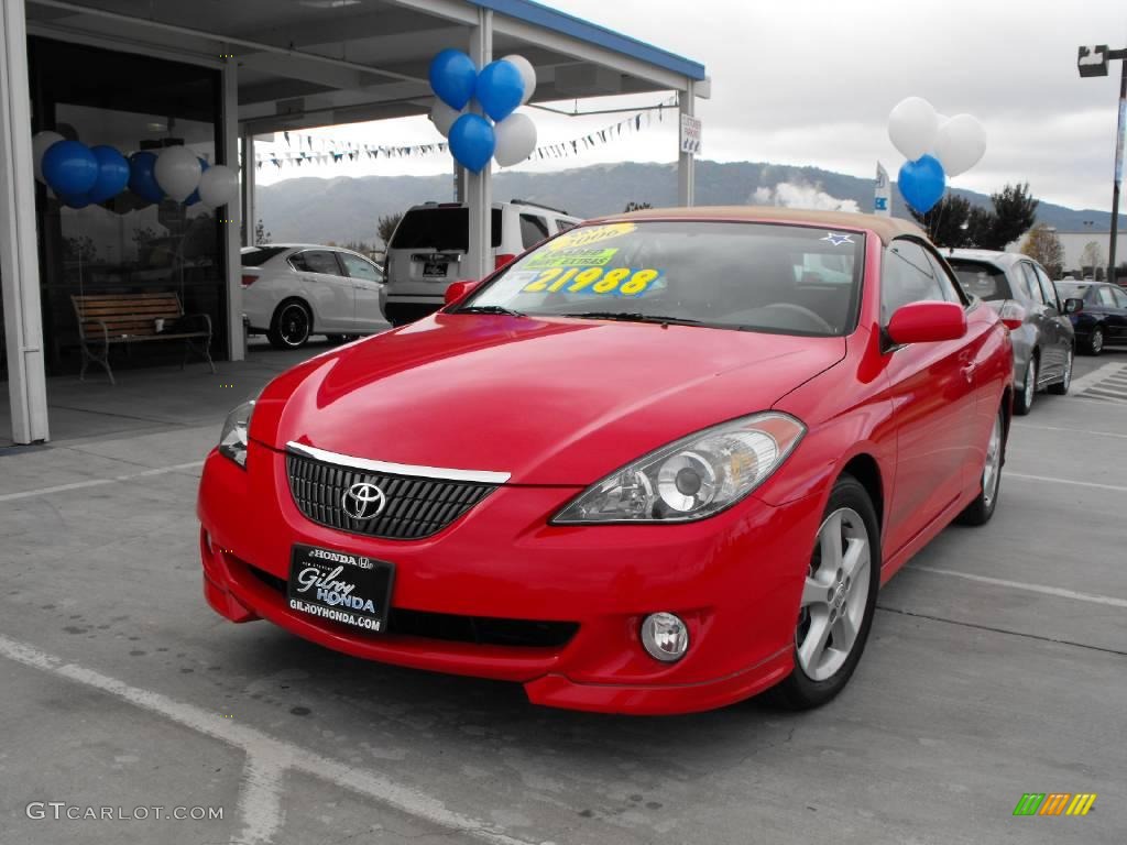 Absolutely Red Toyota Solara