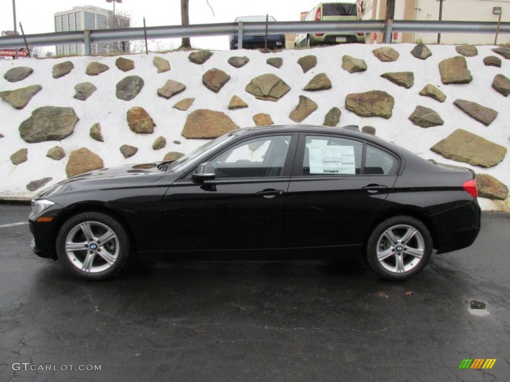 2015 3 Series 320i xDrive Sedan - Jet Black / Black photo #2