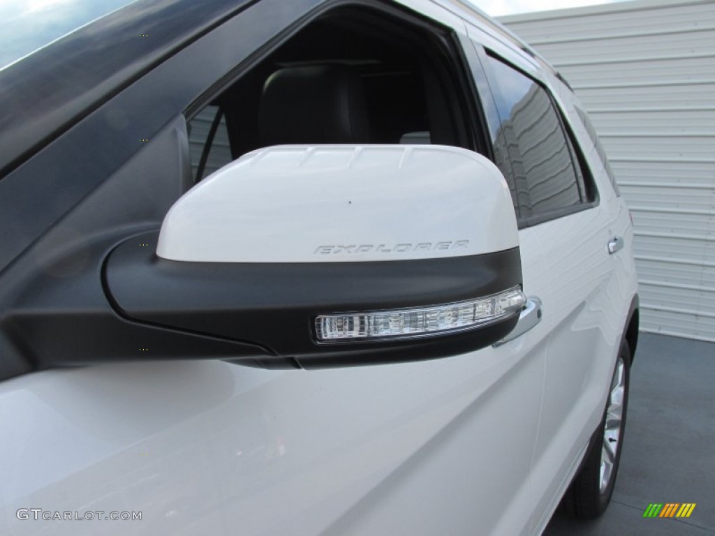 2015 Explorer Limited - White Platinum / Charcoal Black photo #12